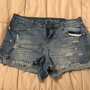 Low rise Jean Shorts